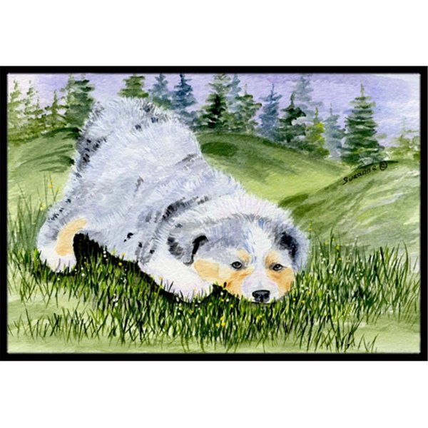 Beyondbasketball Australian Shepherd Indoor Or Outdoor Doormat - 24 x 36 in. BE2551629